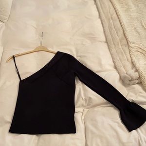 Theory One Shoulder Blouse